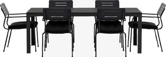 Venture Home   Mirko spisebord med Nicke stol   Svart