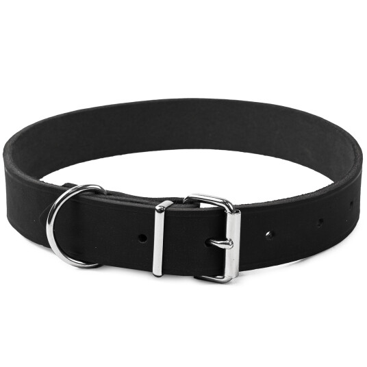 Halskjede i lær Hera justerbart Hundehalsbånd Svart 30 mm x 47-59 cm Halskjede i lær Hera justerbart Hundehalsbånd Svart 30 mm x 47-59 cm