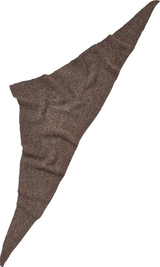 Becksöndergaard Alpaca Wool Triangle Scarf   Brown   160X 55CM