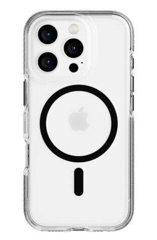 Tech21 Evo Crystal MagSafe Mobildeksel til iPhone 16 Pro Svart
