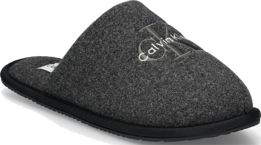 Calvin Klein Hotel Slipper Monologo Felt TRIPLE BLACK 43 x 43