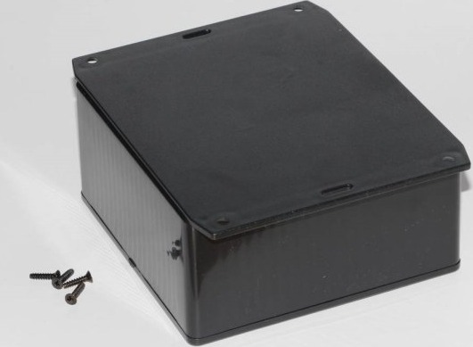 Hammond Electronics 1591UF2SBK 120 × 120 × 59 mm ABS Sort Kabinett
