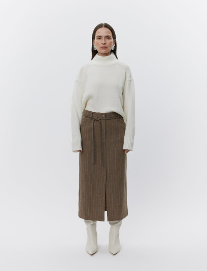 Day Birger et Mikkelsen Jody - Graphic Wool Stripe - Brown - 36