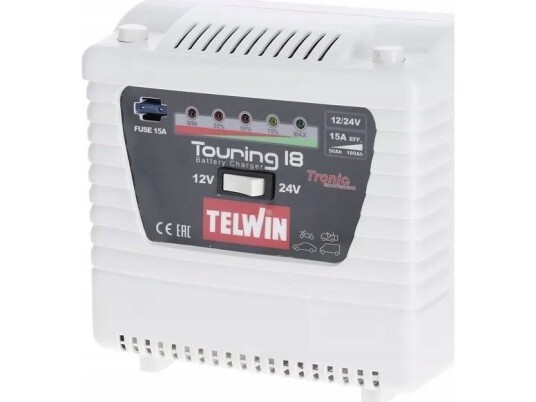 Automobilių Akumuliatorių Pakrovėjas Telwin Touring 18 12 24 V Automobilių Akumuliatorių Pakrovėjas Telwin Touring 18 12 24 V