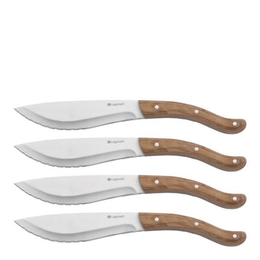 Legnoart Tomahawk steakknivsett 4 stk lyst skaft Legnoart Tomahawk steakknivsett 4 stk lyst skaft