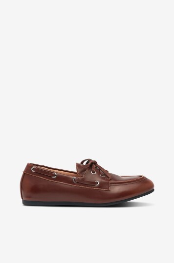 Bianco Loafers Biamarlene Boat Shoe Leather Brun