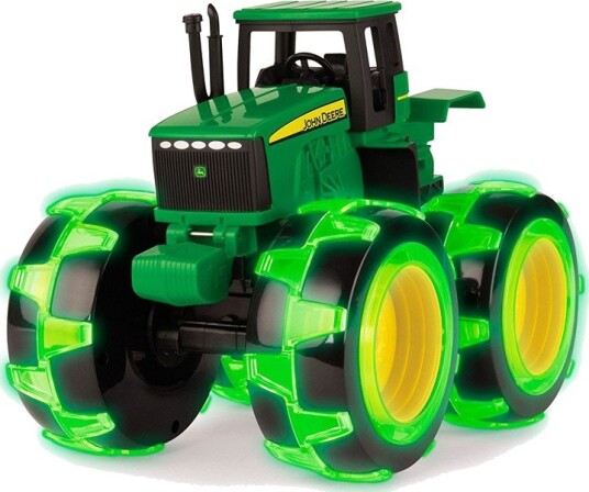 Tomy John Deere Monster Lightning Leketraktor - Inkl. Batterier - 3+ År