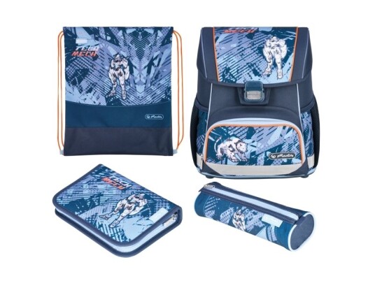 Herlitz Loop Plus Techmech Pennal Pencil Pouch Skolesekk Sportsbag Gutt Barneskole Ryggsekk 17 L Forlomme Sidelomme Herlitz Loop Plus Techmech Pennal Pencil Pouch Skolesekk Sportsbag Gutt Barneskole Ryggsekk 17 L Forlomme Sidelomme
