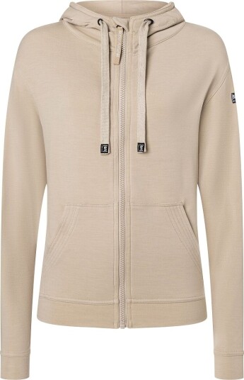 super.natural Women's Solution Hoodie White Pepper S, White Pepper