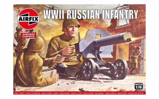 Airfix 1/76 WWII Russian Infantry Vintage Classics
