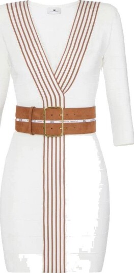 Elisabetta Franchi Dame Kjoler Hvit L,