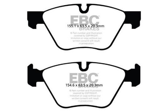 Bremseklosser EBC Brakes DP42088R Bremseklosser EBC Brakes DP42088R