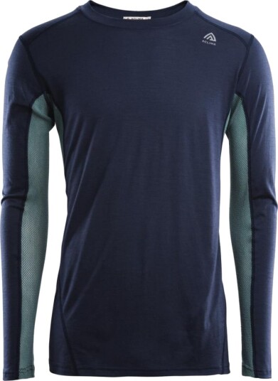 Aclima LightWool sportshirt M´s Herre, 285 Navy Blazer / North Atlantic, S Aclima LightWool sportshirt M´s Herre, 285 Navy Blazer / North Atlantic, S