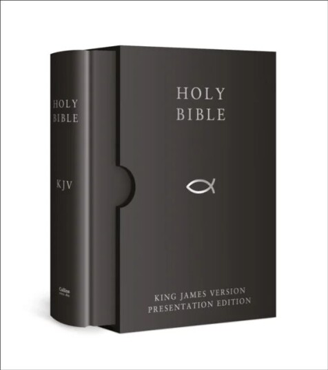 Holy Bible: King James Version (Kjv) Black Presentation Edition Av Collins Kjv Bibles