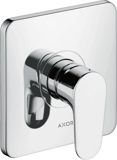Axor Citterio M Dusjbatteri, med 1 utløp For innbygging, Krom