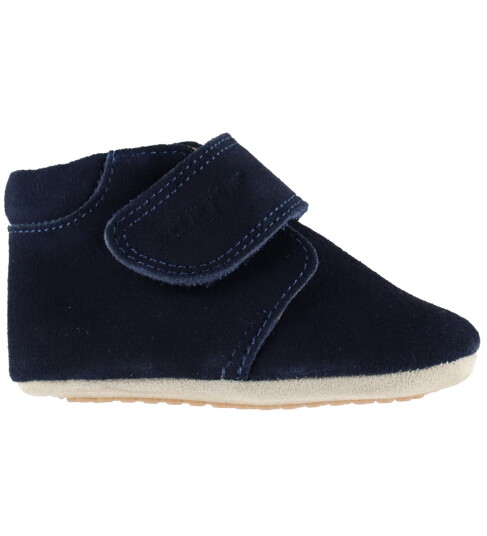 Pom Pom Krabbesko   Nybegynnere Borrelås   Navy Suede   Pom Pom   24   Krabbesko   Blå