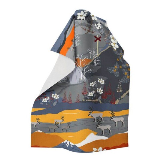 Arvidssons Textil Fjällvandring kjøkkenhåndkle oransje Arvidssons Textil Fjällvandring kjøkkenhåndkle oransje