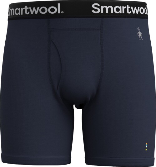 Smartwool Men"s Merino Boxer Brief Boxed Deep Navy S Smartwool Men"s Merino Boxer Brief Boxed Deep Navy S