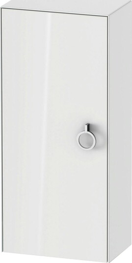 Duravit White Tulip Halvhøyskap 40x24x88 cm Hvit Høyglans