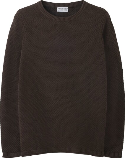 Name It Genser Strikk NkmRoj Chocolate Plum Name It 9 10 år (134 140) Genser Brun