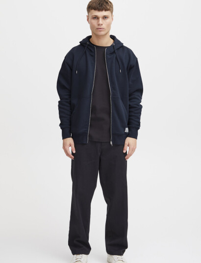 Solid Sdlenz Zipper Sw - Blue - XL Solid Sdlenz Zipper Sw - Blue - XL