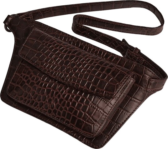 Markberg Zayambg Belt Bag Croco Brown ONE SIZE