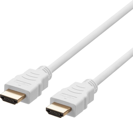 Deltaco Ultra High Speed HDMI kabel 2m 8K 60Hz Hvit