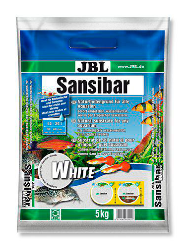 Jbl Sansibar Akvariegrus Hvit 5Kg Jbl Sansibar Akvariegrus Hvit 5Kg