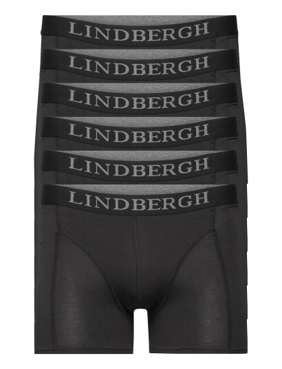 Lindbergh Bamboo Boxers 6-Pack - Black - XXL