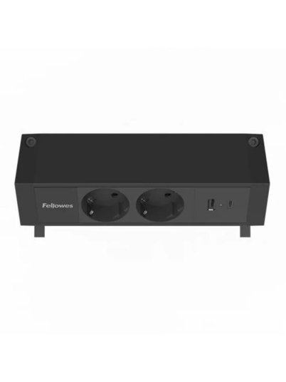 Fellowes Grenuttak Power Desk 2 Type F Svart