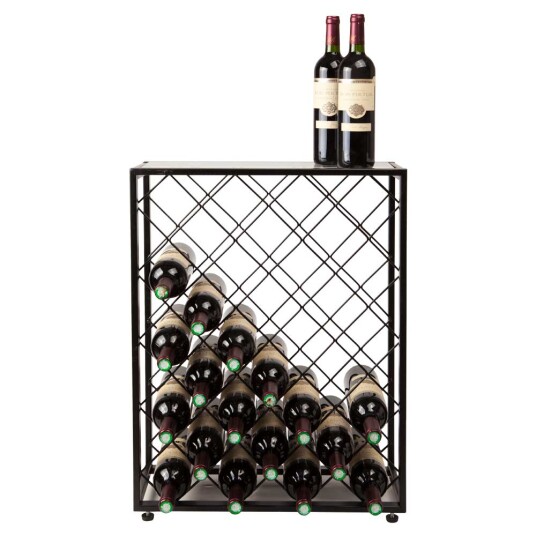 Vinikea JOY 32 flasker Metall Glass top