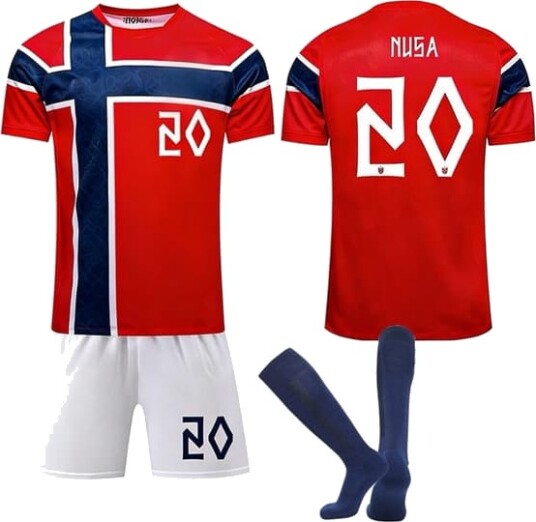 2026 VM Norges fotballdrakter Barn og voksne hjemme