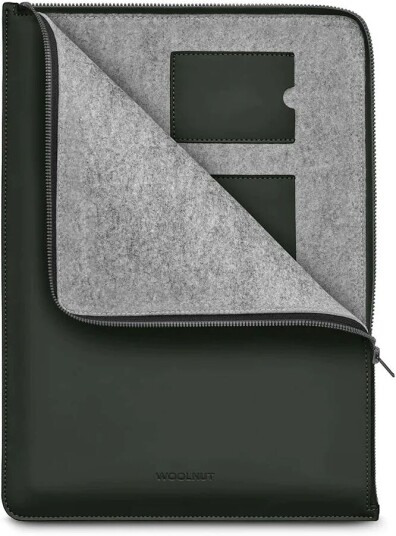Ullnøttbelagt Folio For Macbook Pro 16", Grønn (Wn-Mbp16-Rp-F-1703-Gn) Ullnøttbelagt Folio For Macbook Pro 16", Grønn (Wn-Mbp16-Rp-F-1703-Gn)