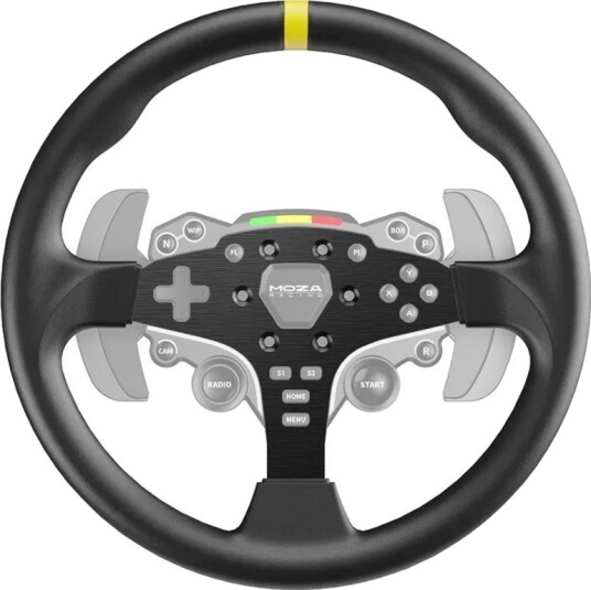 MOZA 12" Rundt Ratt Mod for ES racingratt MOZA 12" Rundt Ratt Mod for ES racingratt