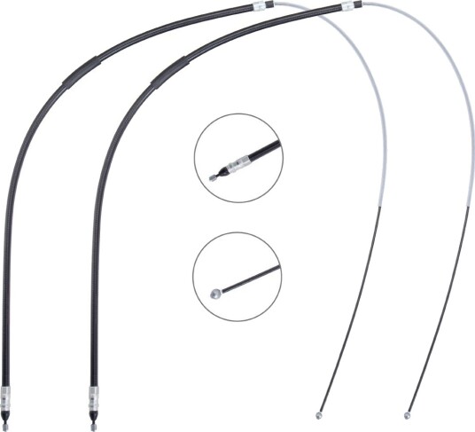 RIDEX 124C1207 Tautrekk håndbremse RIDEX 124C1207 Tautrekk håndbremse