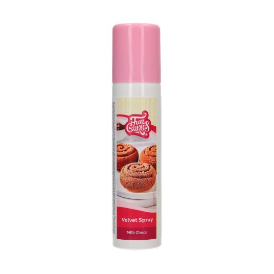 Funcakes Velvet Spray Melkesjokolade 100ml Funcakes Velvet Spray Melkesjokolade 100ml