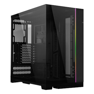 Lian Li O11D EVO XL Fulltower Kabinett med Herdet Glass, E-ATX, RGB, Svart