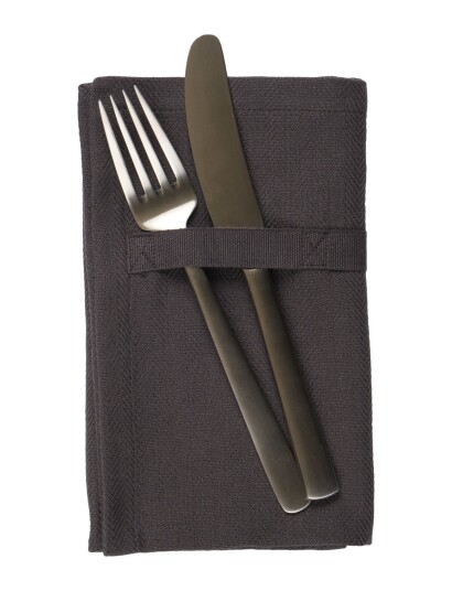 The Organic Company Dinner Napkins - Grey - ONE SIZE