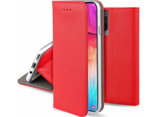 Mobilveske Med Kortspor Setty Redmi Note 13 5G Lommebok Smart Magnet, Rød Mobilveske Med Kortspor Setty Redmi Note 13 5G Lommebok Smart Magnet, Rød