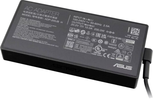 ASUS Strømadapter 200W 20V 10A 4.5x2.9x10mm 0A001-01120800