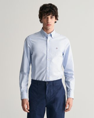 Oxfordskjorte i slim fit LIGHT BLUE M Oxfordskjorte i slim fit LIGHT BLUE M