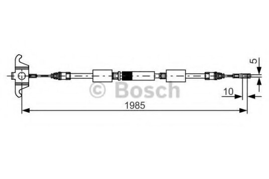 Bremsewire BOSCH 1 987 482 128
