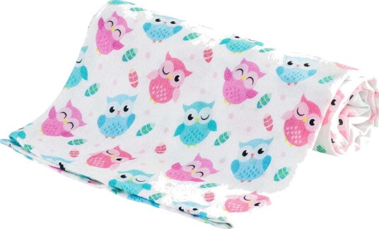 Bocioland Bambusklut 30x30 cm Ugle