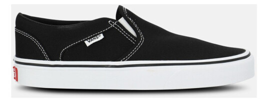 Vans Wm Asher (Canvas) Black/White 37 (Us 7) Sneakers