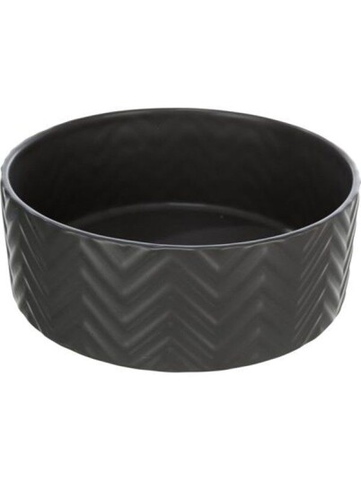 Trixie Ceramic Bowl Dog 1.6 L/ 20 cm Black