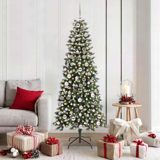  Kunstig juletre grønn 76 x 76 x 180 cm PVC og plast og stål