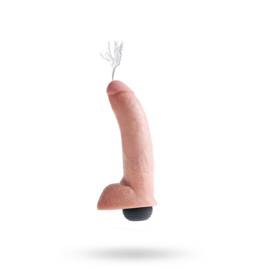 Squirting with Balls 23 cm - Flesh