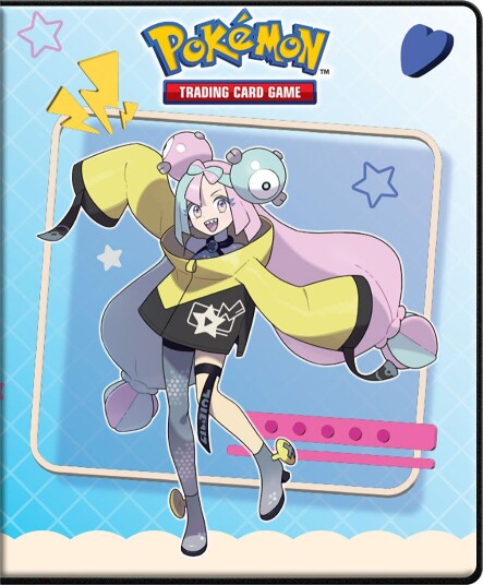 Pokémon Iono & Bellibolt Samlekortmappe Blå 84 Lommer 20 x 16 cm