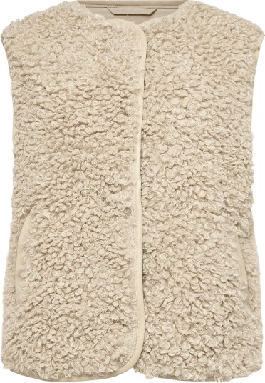 Lollys Laundry Vadall Vest Sl Beige XS
