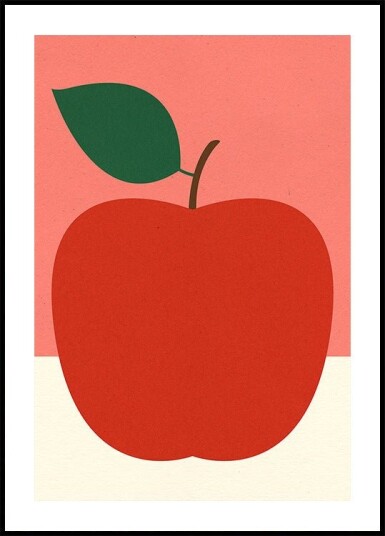 Red Apple Plakat / 30x40cm